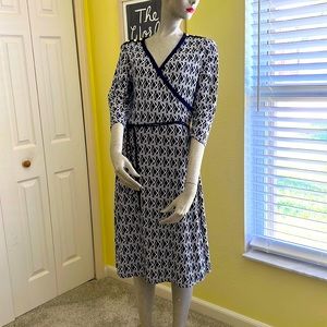 Ralph Lauren dress size medium, machine washable, polyester knit, like new